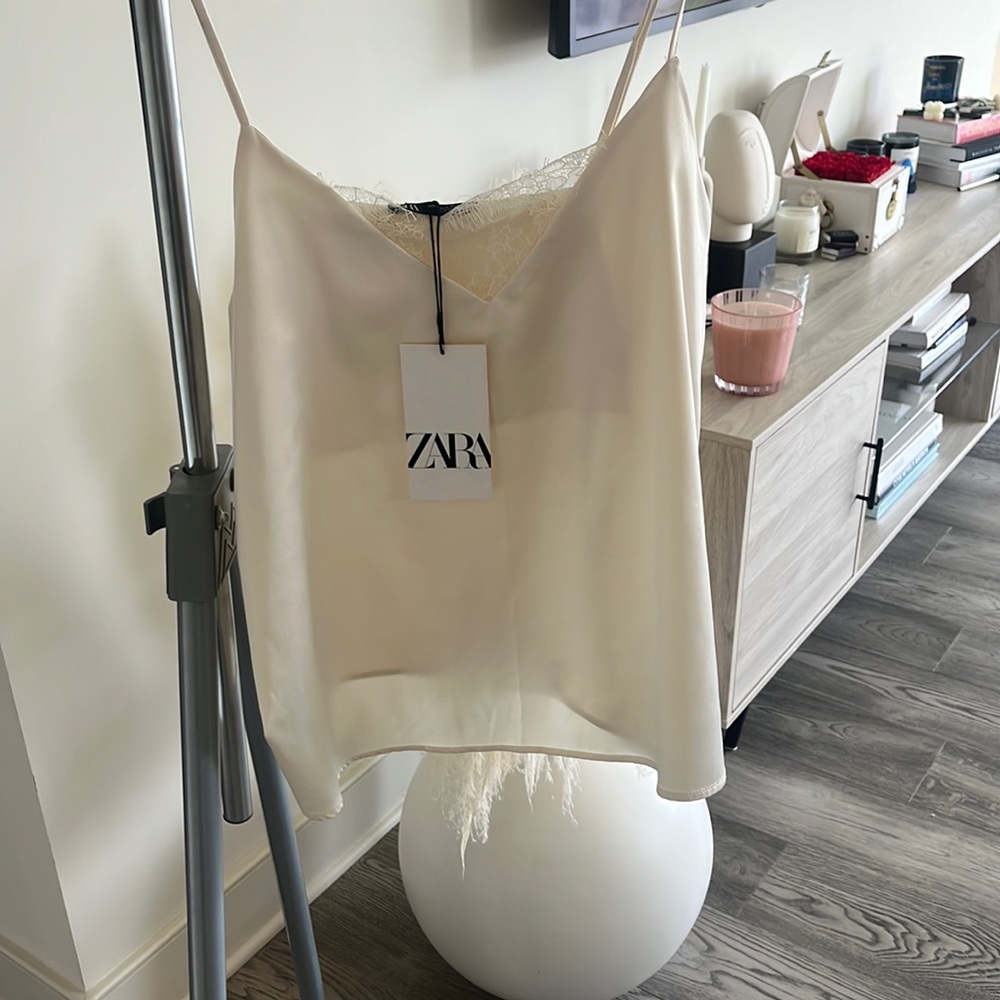 Zara Lace Cream top